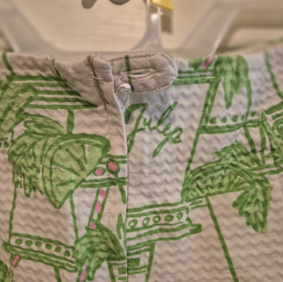 Lilly Pulitzer Just Add Mint Julep Kentucky Derby Print Cotton Skirt - Picture 5 of 8
